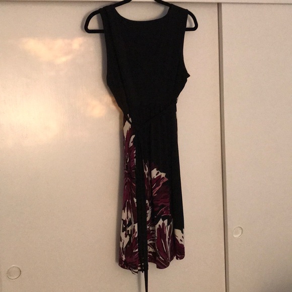Black/purple sleeveless dress - Picture 4 of 4